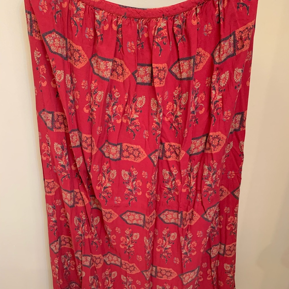 Floral maxi skirt